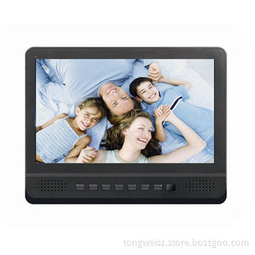 7-inch portable TV, colored LCD screen, multi-system and language for optionsNew